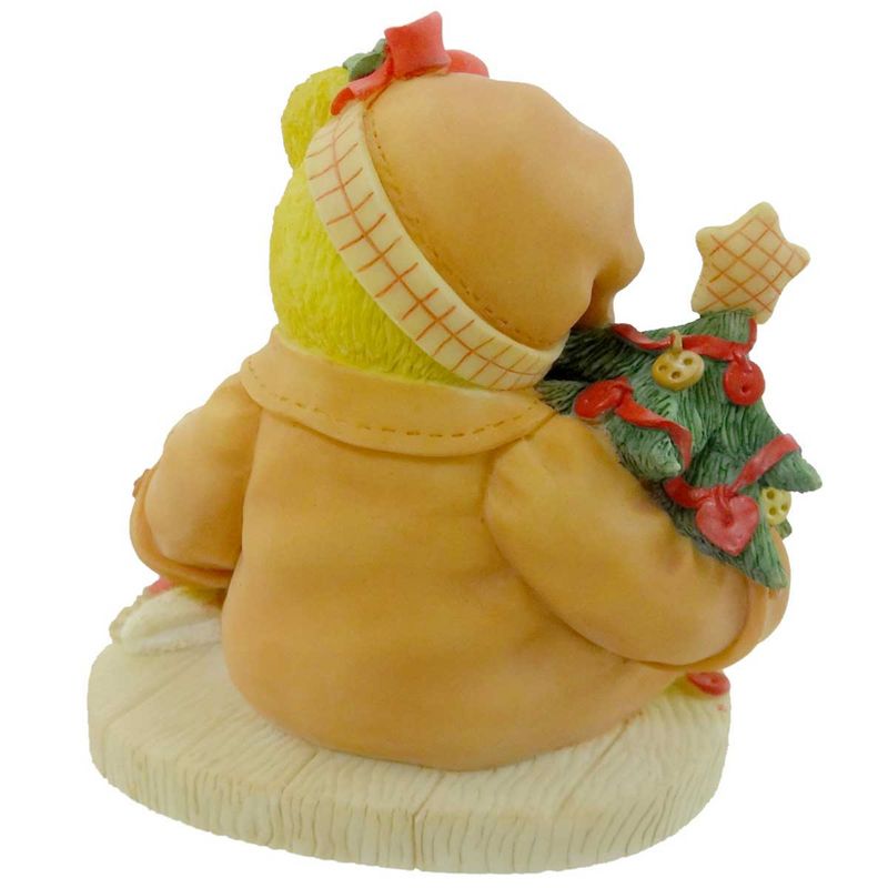 Cherished Teddies Annette Christmas Holly Tree Teddy Bear  -  Decorative Figurines