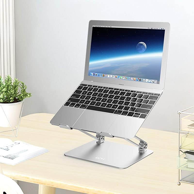 Adjustable Laptop Stand  Laptop Riser with HeatVent to Elevate Laptop Aluminum Notebook Holder Compatible for MacBook ProAir Surface Laptop Dell XPS HP Samsung Lenovo Other 11173 Inches