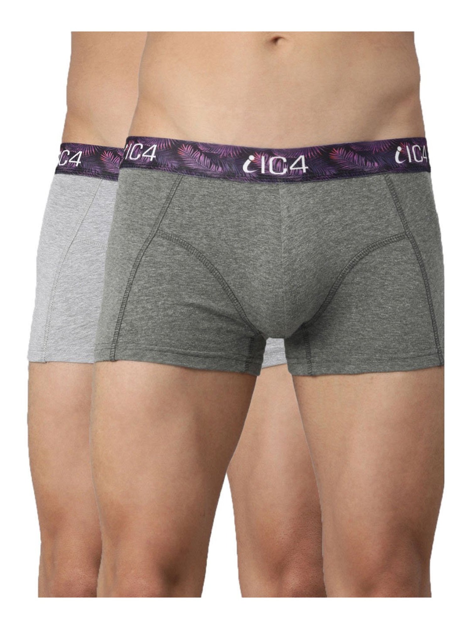 IC4 Dark Grey & Grey Trunks - Pack of 2