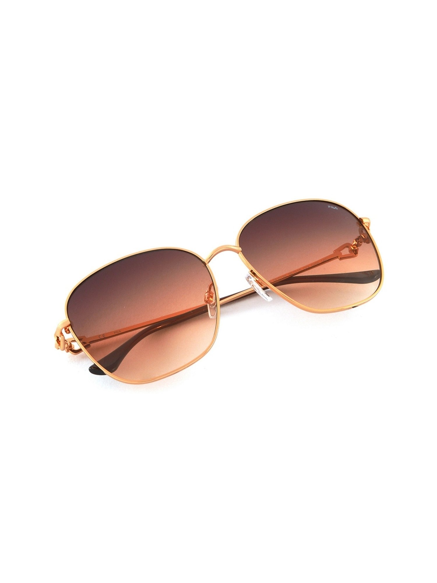 Fila Brown Square Sunglasses for Women