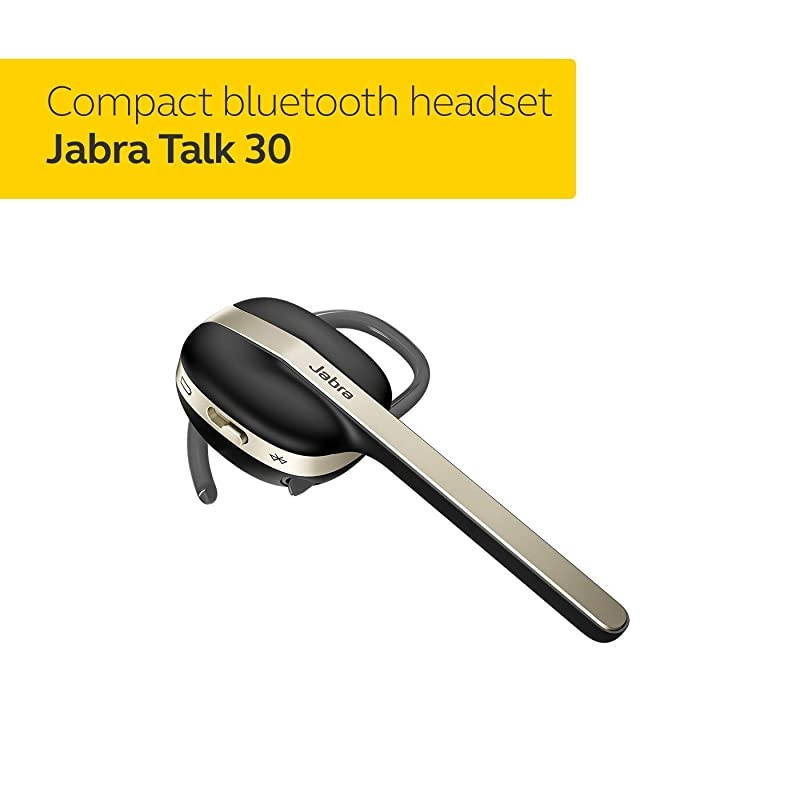 Talk 30 Bluetooth Headset for High Definition HandsFree Calls in a Stylish Design and Streaming Multimedia