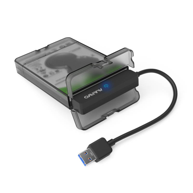 MAIWO K104A USB 3.0 to SATA Converter Adapter, Adapter Cable, External Hard Drive Enclosure for 2.5-inch 7-9.5mm SSD/HDD, Support UASP.