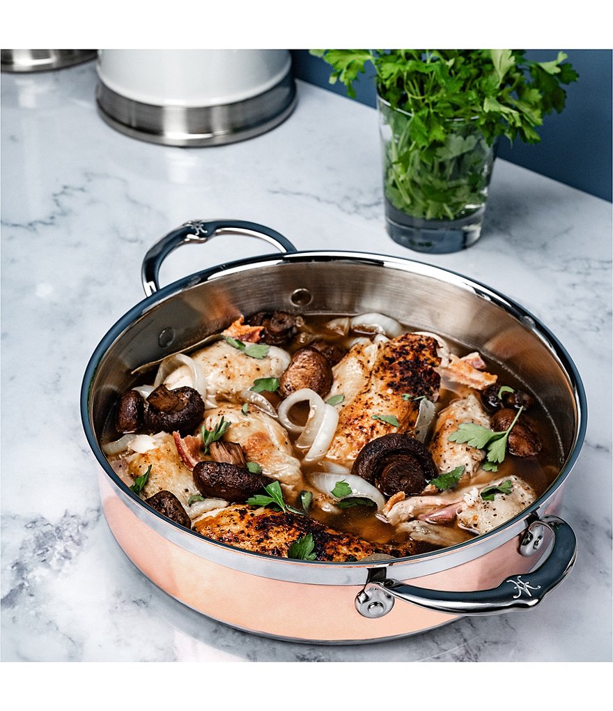 Hestan CopperBond Induction Copper Sauteuse, 3.5 Quart