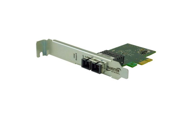 Transition Networks Gigabit Ethernet Card - PCI Express 2.1 x1 - Optical Fiber