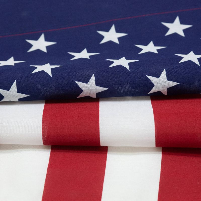 2.5' x 4' American Banner And Flag Pole Set