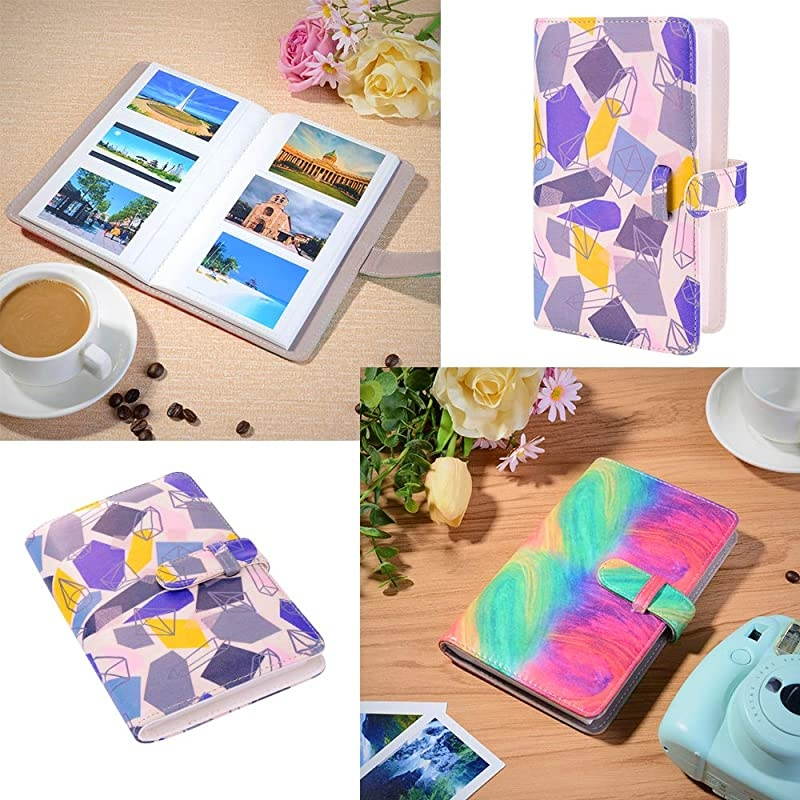 Instax Mini 9 Camera Accessories Bundles Compatible with Fujifilm Instax Mini 9 Mini 8 Mini 8+ Camera with Mini 9 Case,108 Photos Mini Photo Album,etc. (Ice Blue,14 Items)