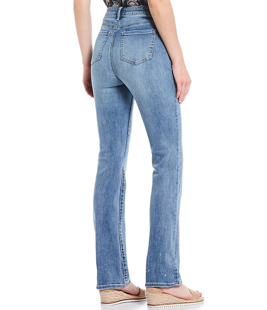 NYDJ Bleach Spot Detail Slim Bootcut Jeans