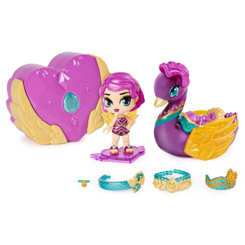 Hatchimals Pixies Riders Lilac Luna Pixie & Swanling Glider Hatchimal Set with Mystery Feature