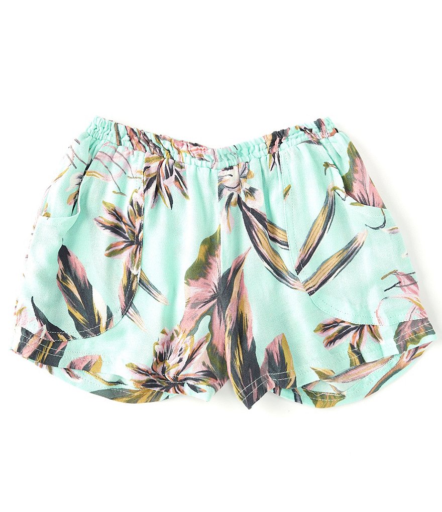 O'Neill Big Girls 5-14 Merrick Printed Pull-On Shorts