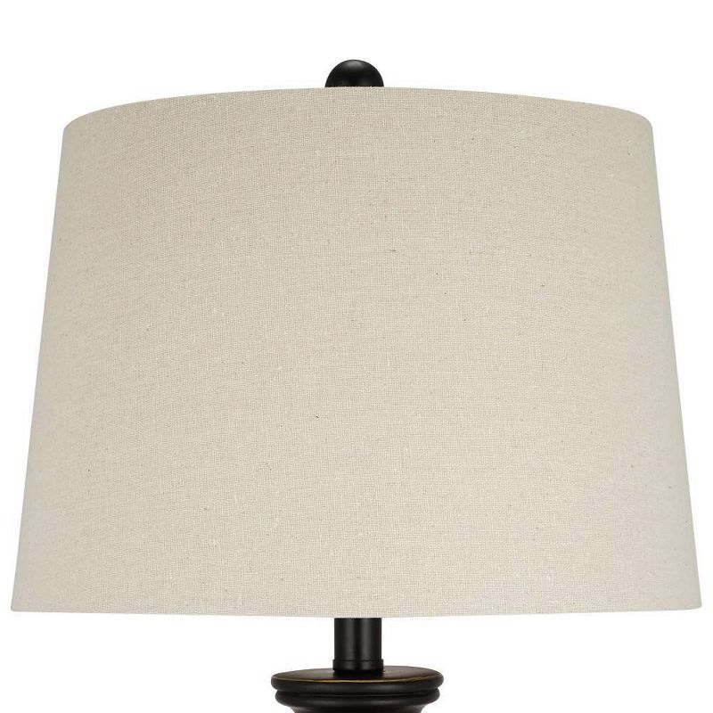 28" Faux Wood Table Lamp (Includes LED Light Bulb) - Cresswell Lighting
