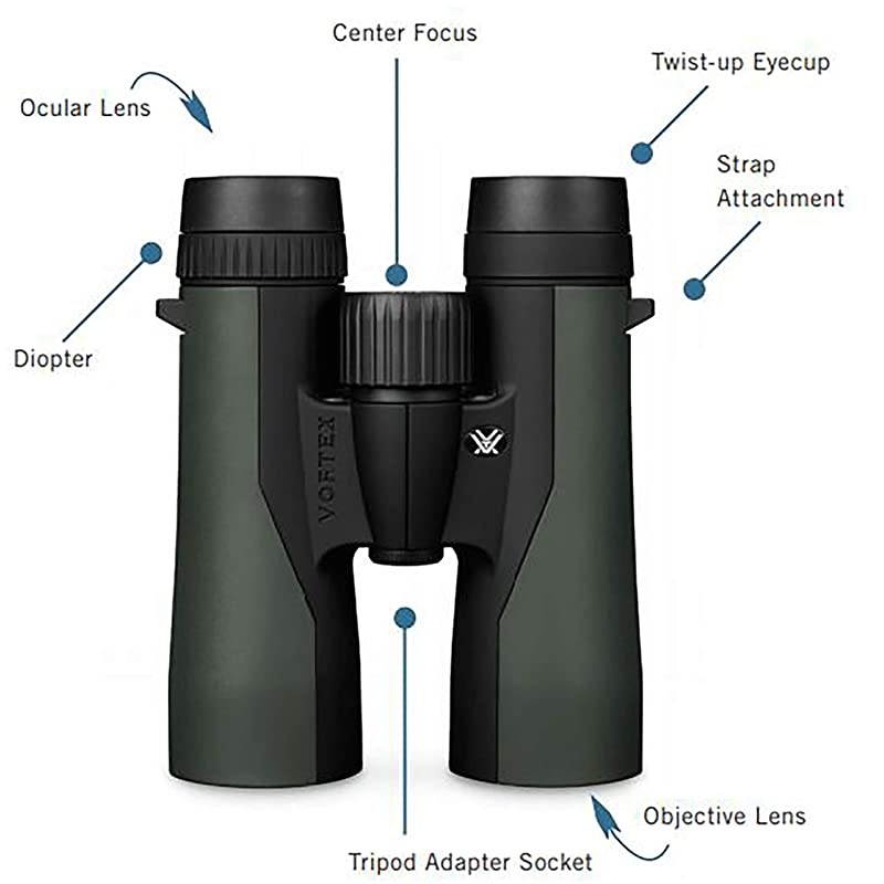 Optics Crossfire Roof Prism Binoculars