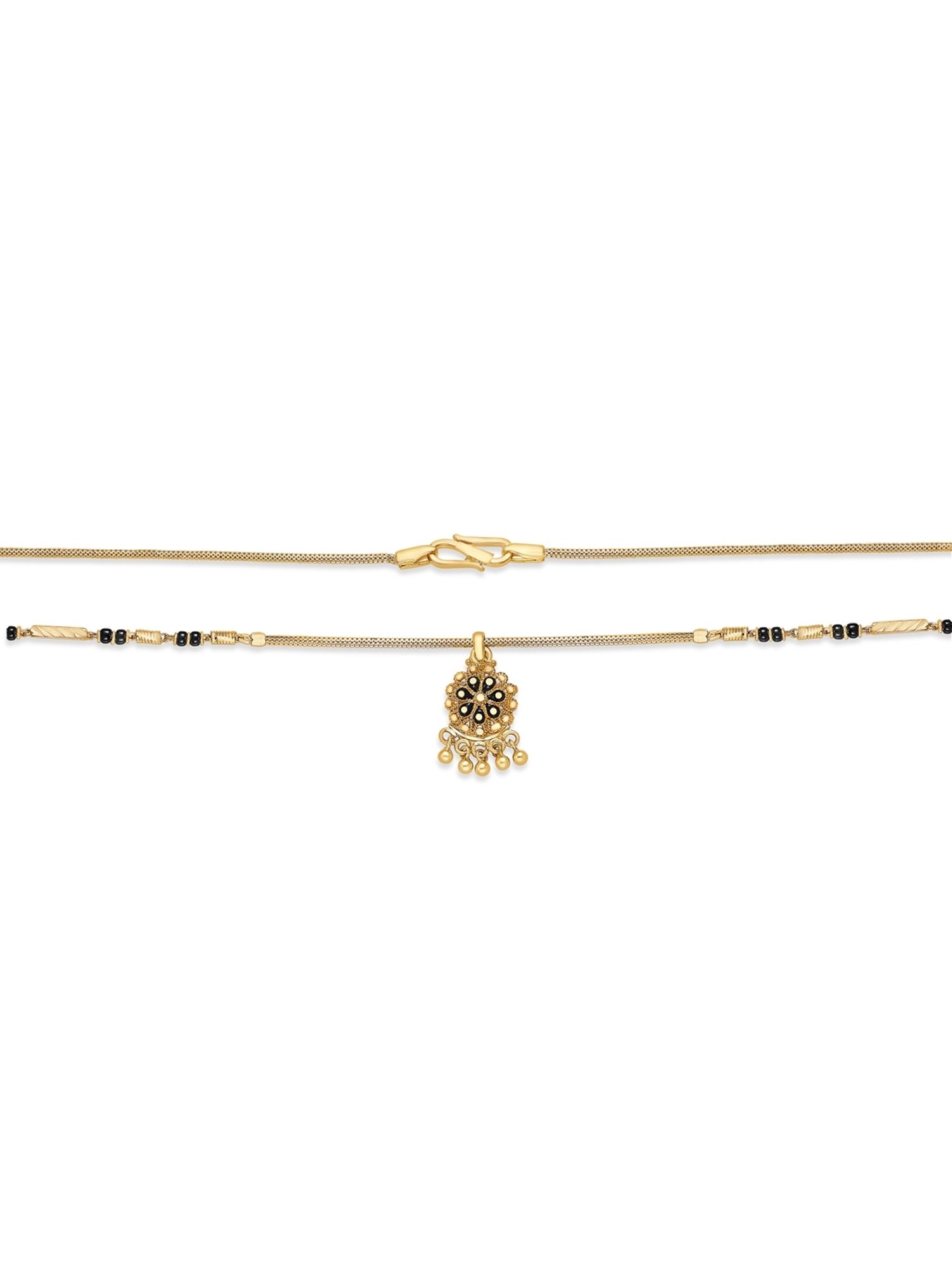 P.N.Gadgil Jewellers Shringar Yellow Gold Modern Mangalsutra For Women