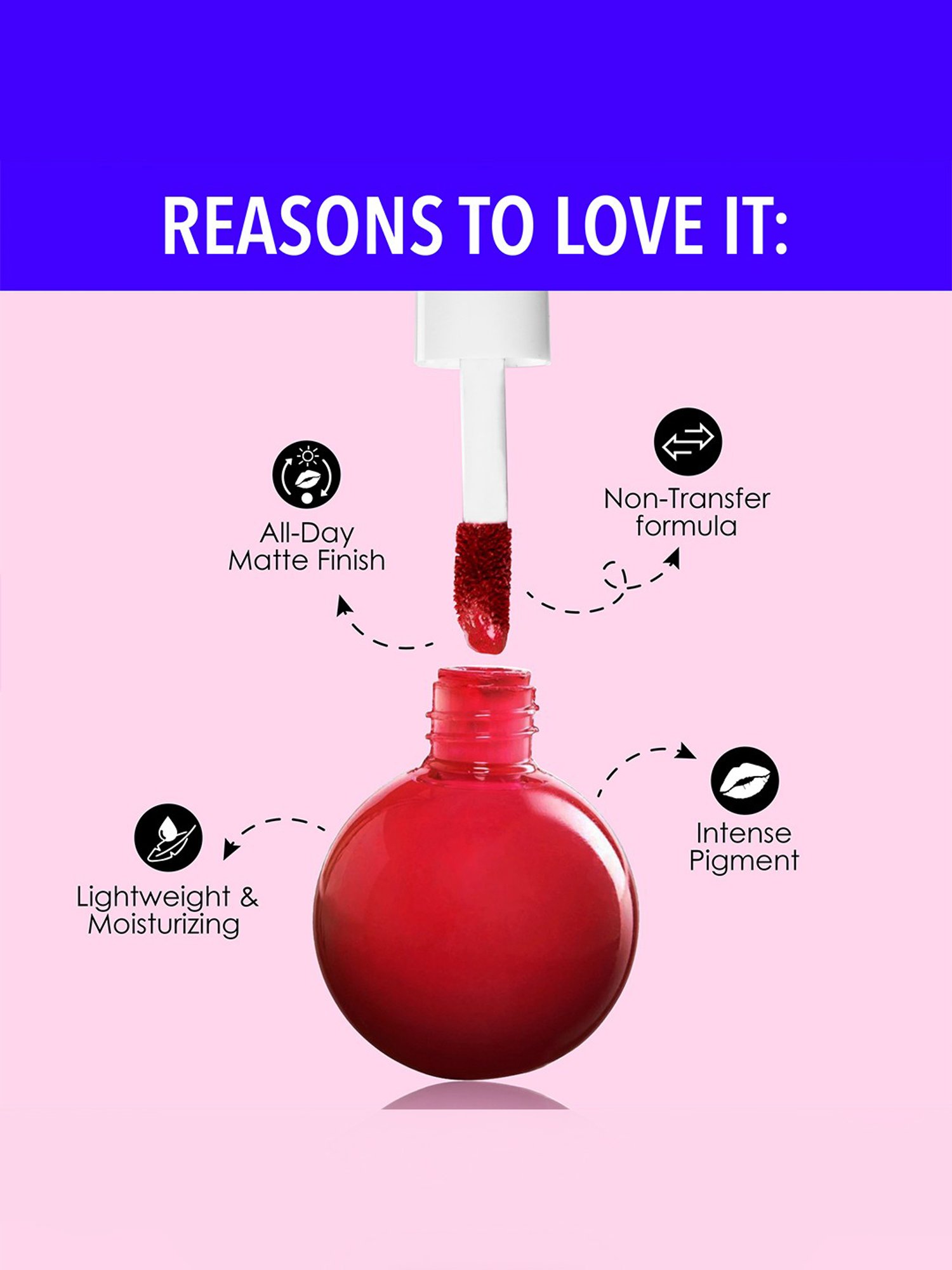 Blue Heaven Candy Crush Non-Transfer Lip Color Gummy Pop - Pack of 3