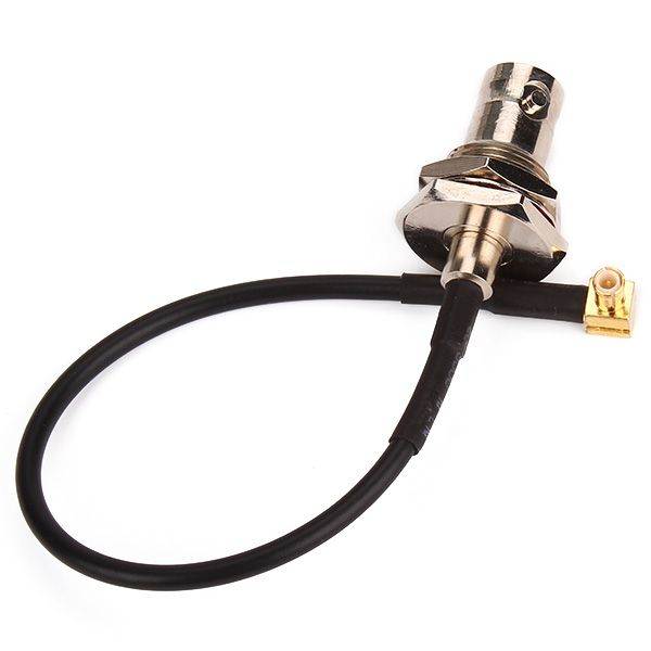 BNC Female to MMCX Plug Male Right Angle Adapter RG174 Cable For Wi-Fi WLAN