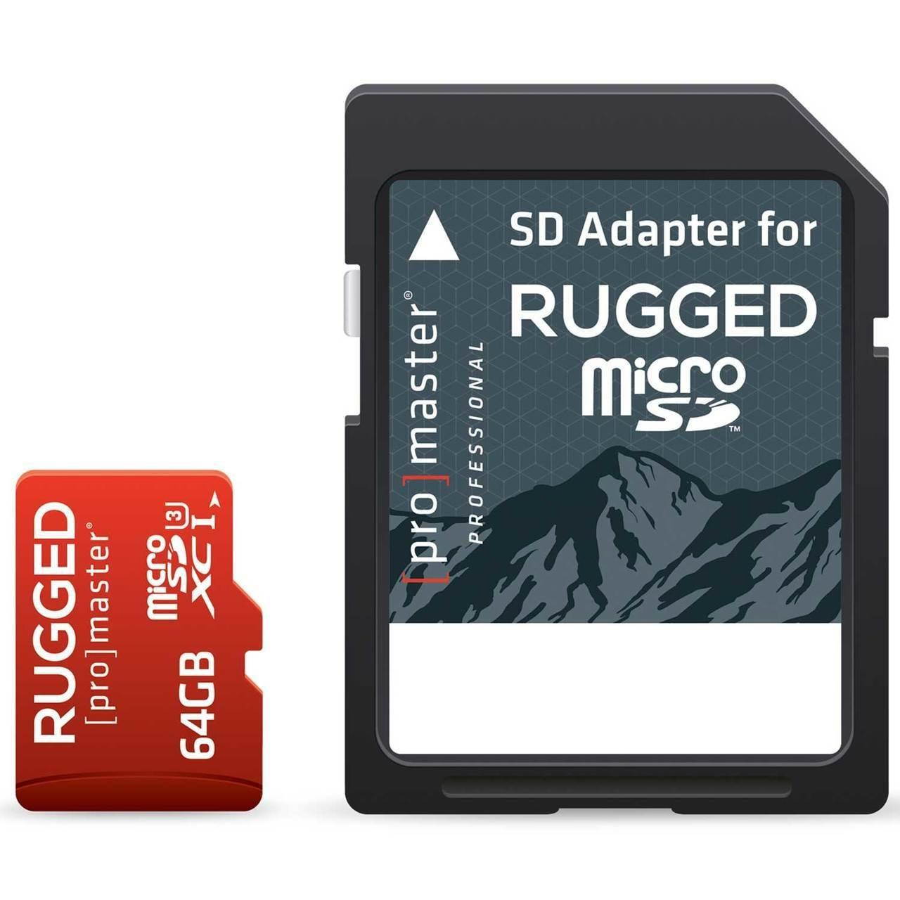 ProMaster Micro SD Professional Rugged Memory Card 64GB