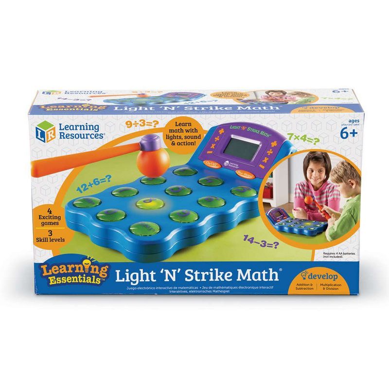 Learning Resources Light N Strike Math Game, Ages 6+