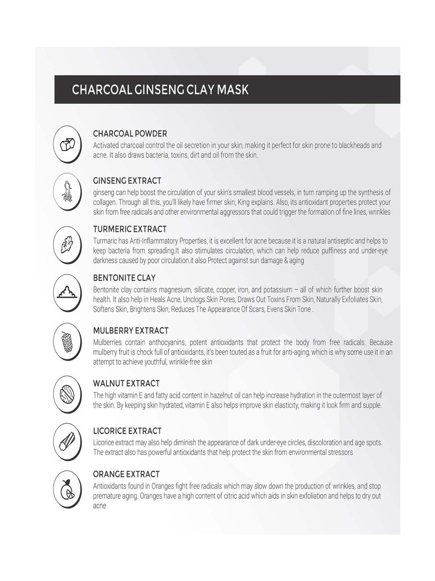 ETSLEY Charcoal Mud Combo