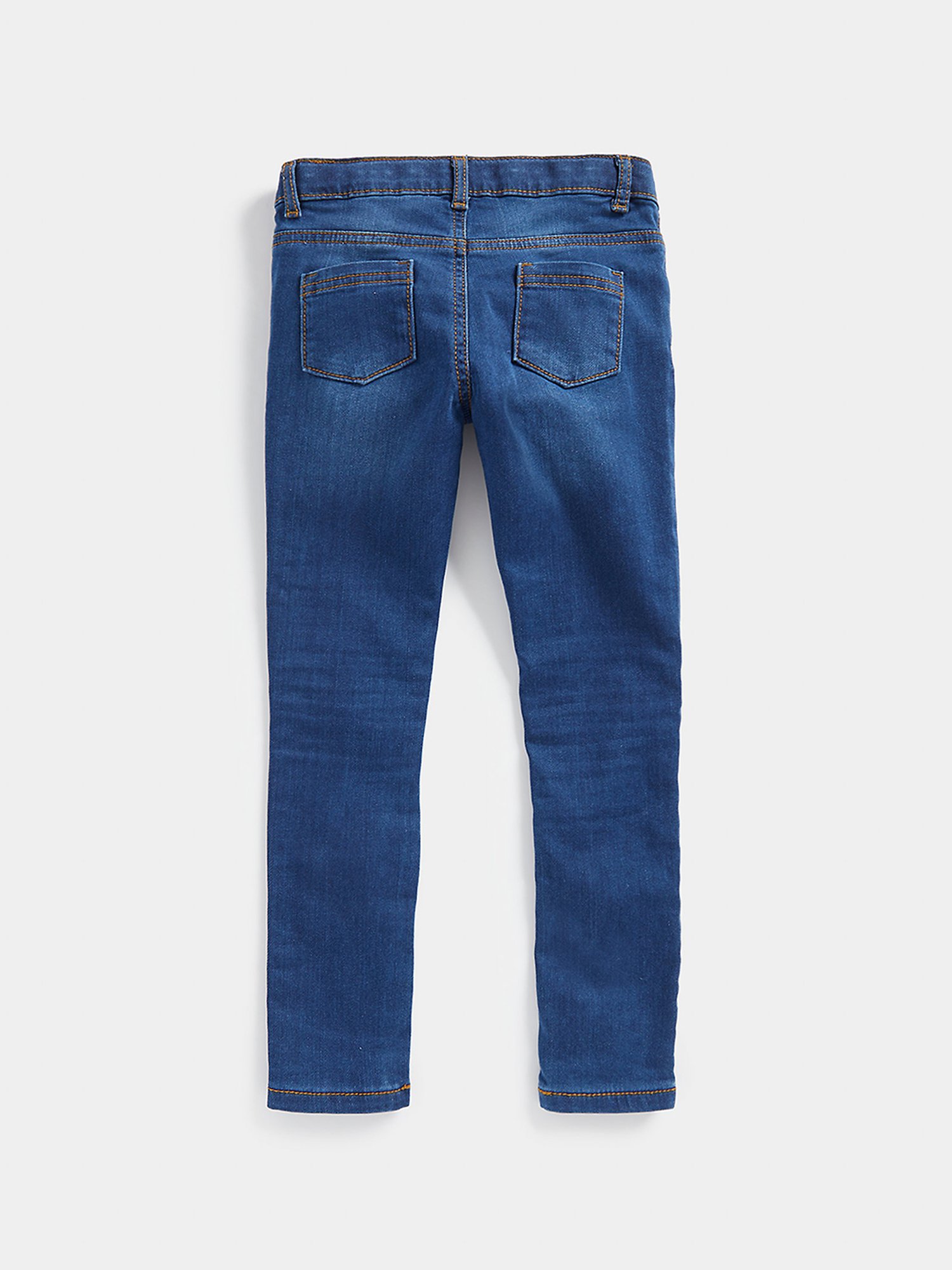Mothercare Girls Blue Solid Jeans
