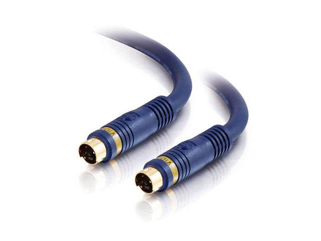 C2G 29157 Velocity S-Video Cable, Blue (3 Feet, 0.91 Meters)