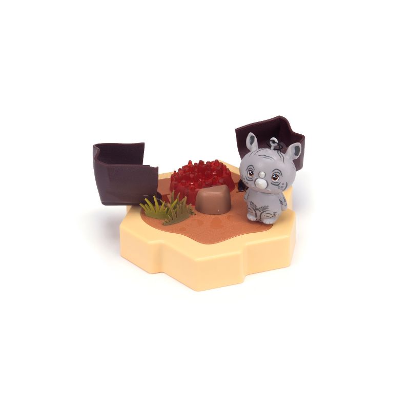 HEXBUG Lil' Nature Babies Black Rhino Small Playset