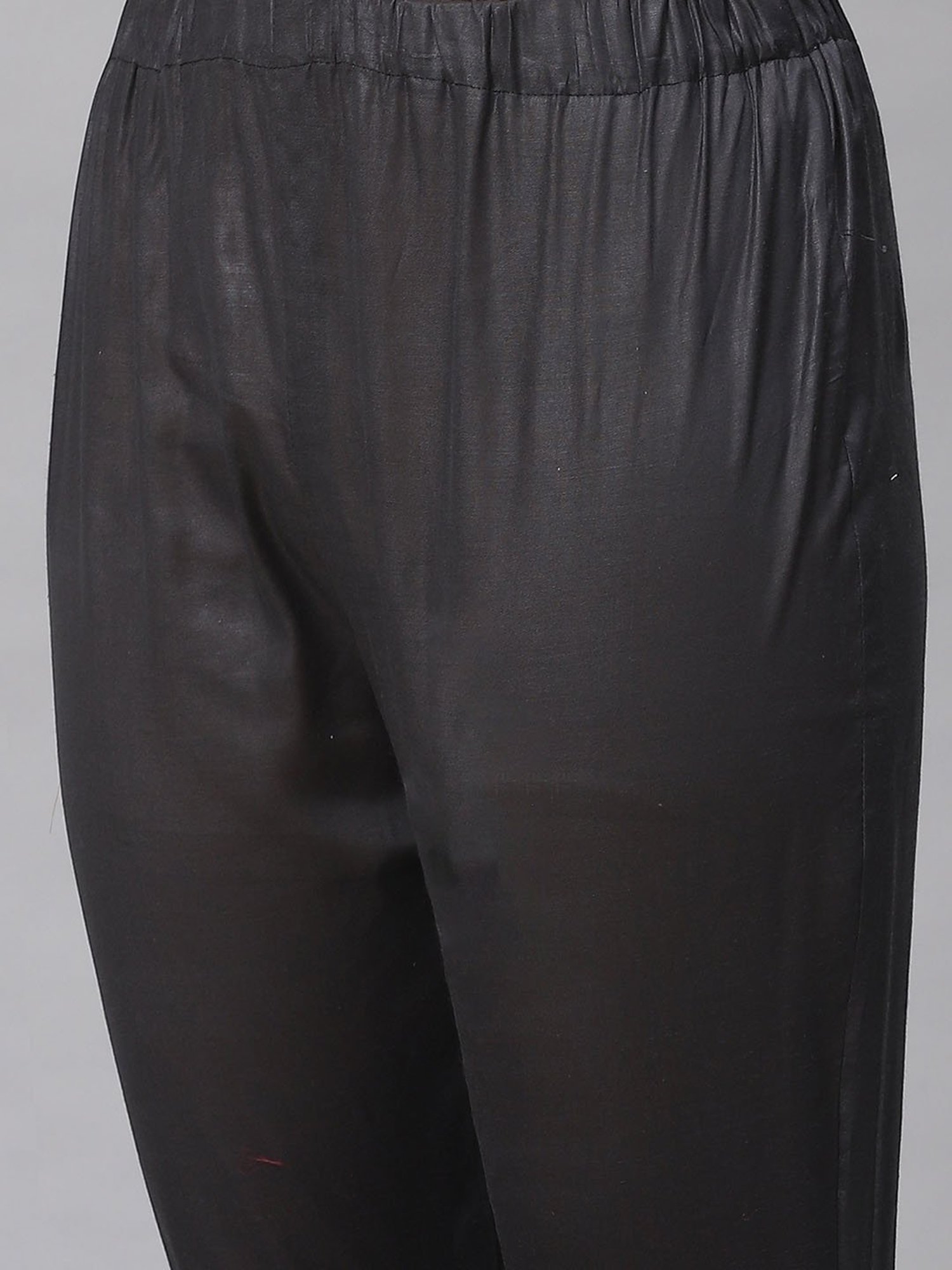 Saree Mall Black Striped Unstitched Dress Material