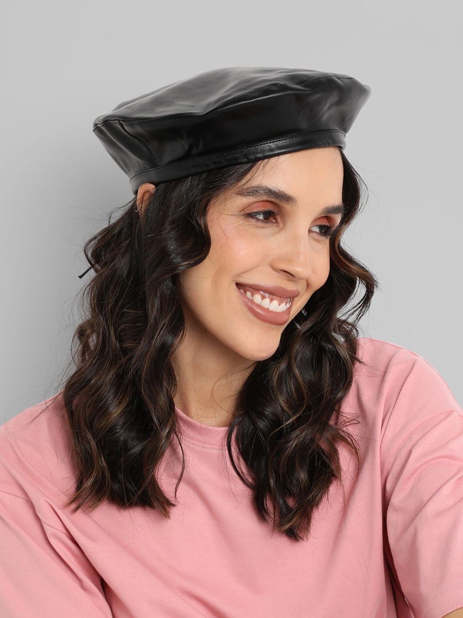 HauteSauce Black Beret Cap