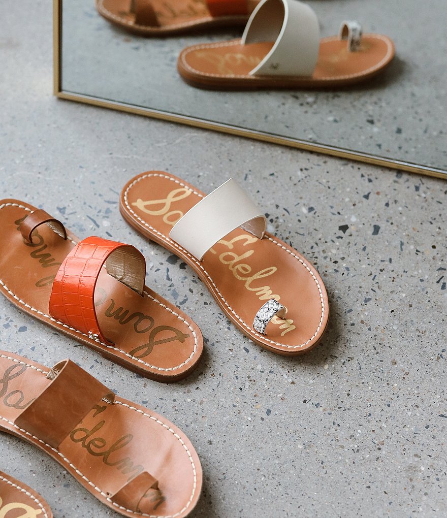 Sam Edelman Maxy Leather Toe Ring Sandals