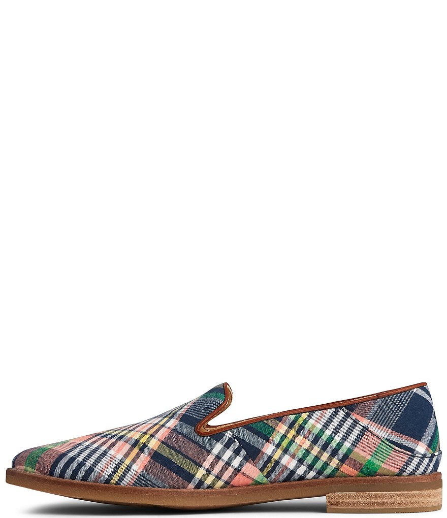 Sperry Women's Seaport Levy Kick Back Plaid Loafers