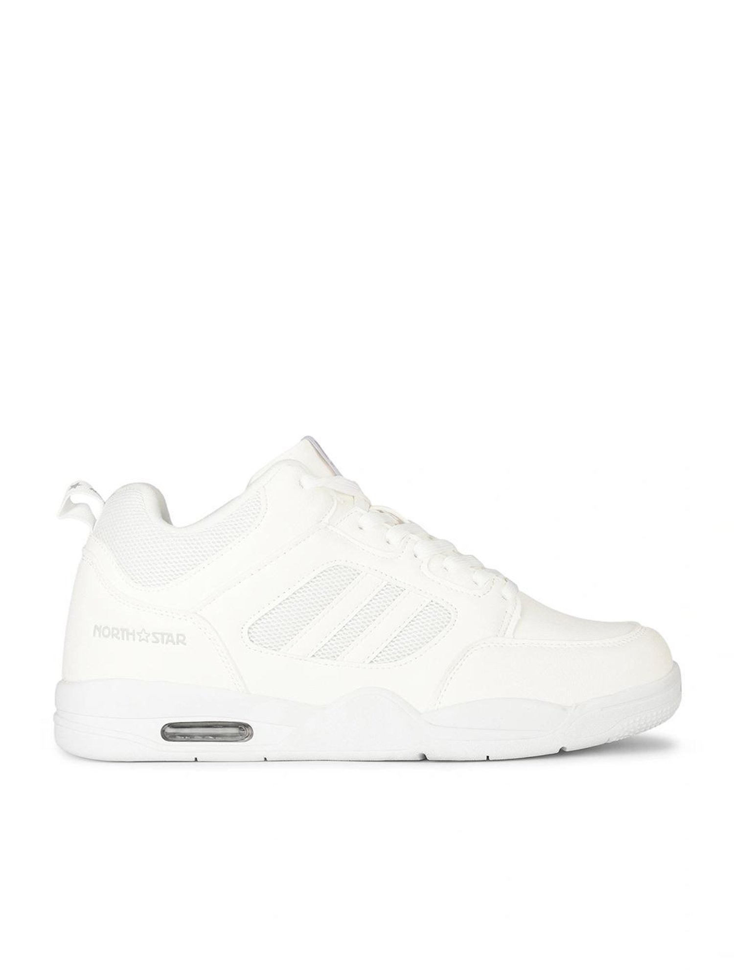 North Star by Bata Men's EDDY White Casual Sneakers