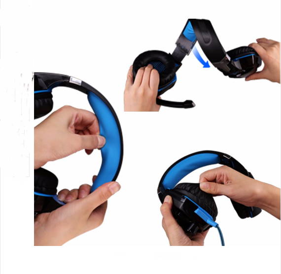 Gaming Headset Deep bass Stereo Casque Wired Game Earphones Gaming Headphones with Microphone for PS4 PC Laptop