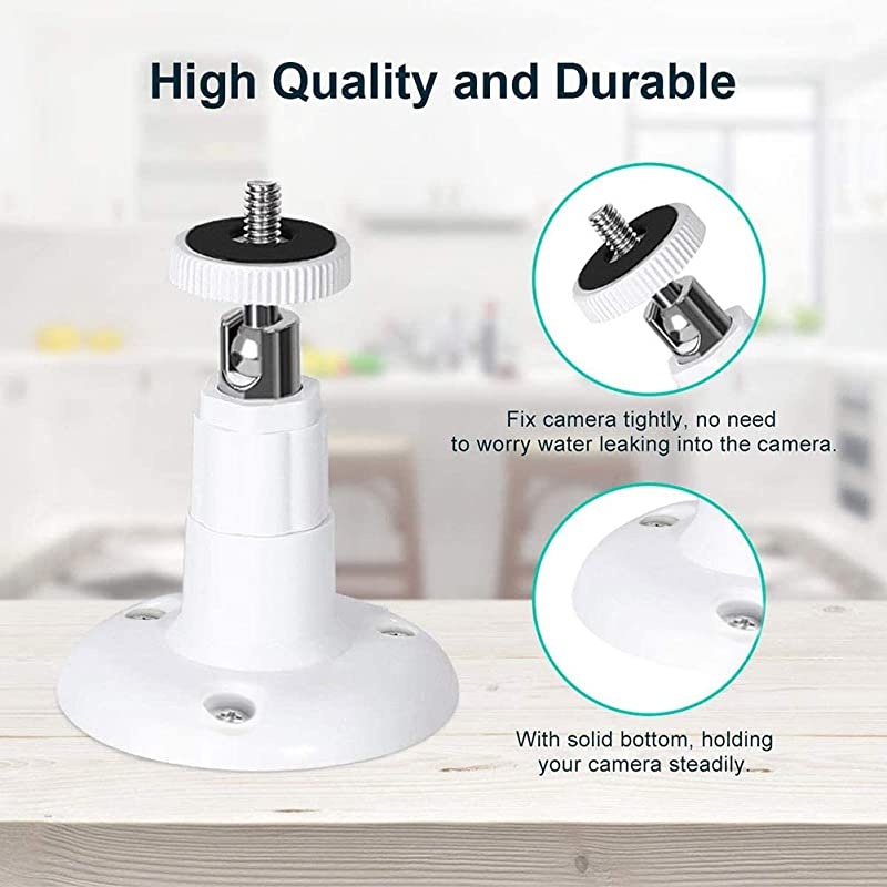 Mount for Ring Indoor Cam and Ring Stick Up Cam 360 Degree Adjustable Mount Bracket for Ring Camera Outdoor Indoor Security Camera System2 Pack