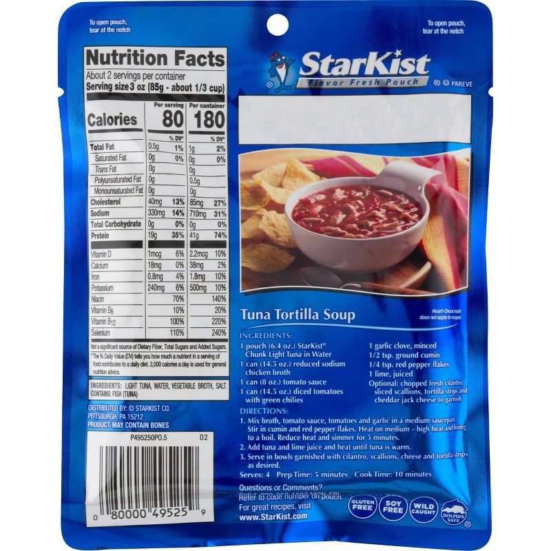 StarKist Chunk Light Tuna in Water Pouch - 6.4oz