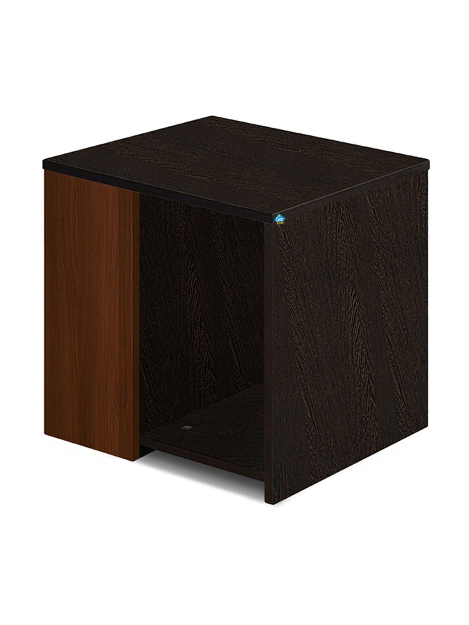 Delite Kom Duo Flowery Wenge Engineered Wood Side Table