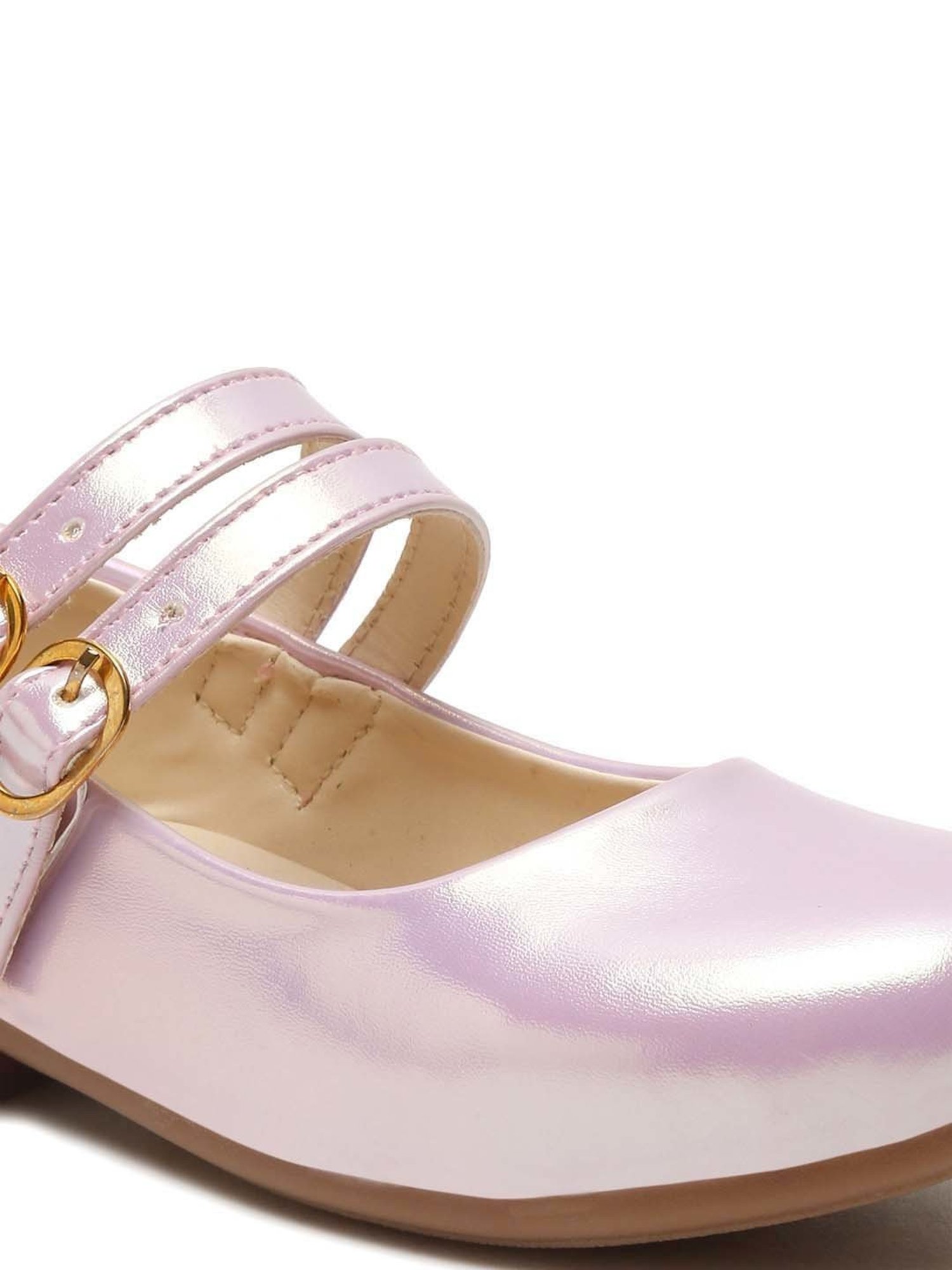 Tiny Bugs Kids Purple Mary Jane Shoes