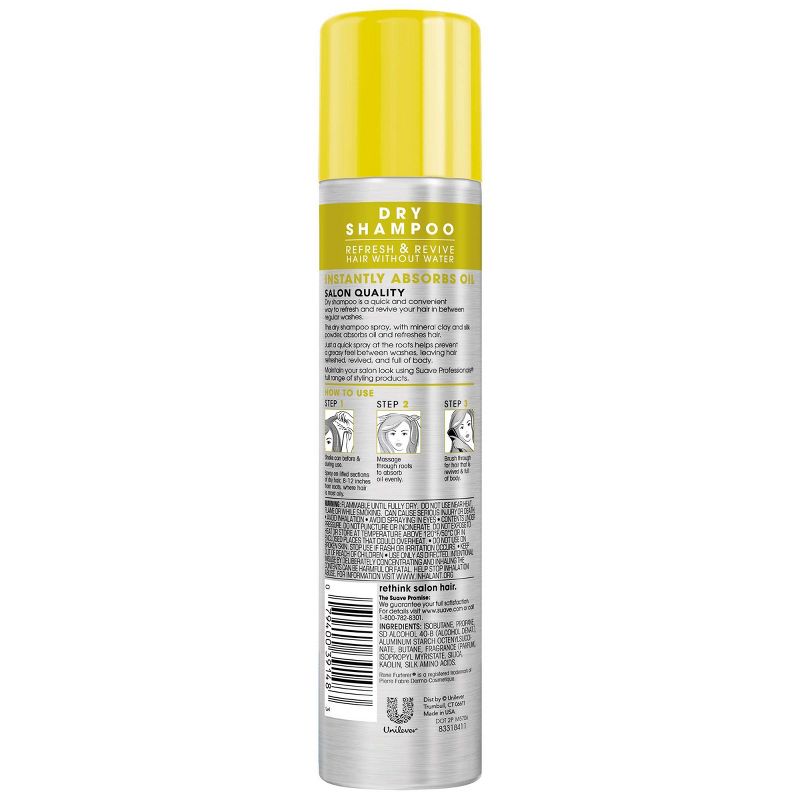 Suave Professionals Refresh & Revive Dry Shampoo Twin Pack - 4.3oz - 2ct