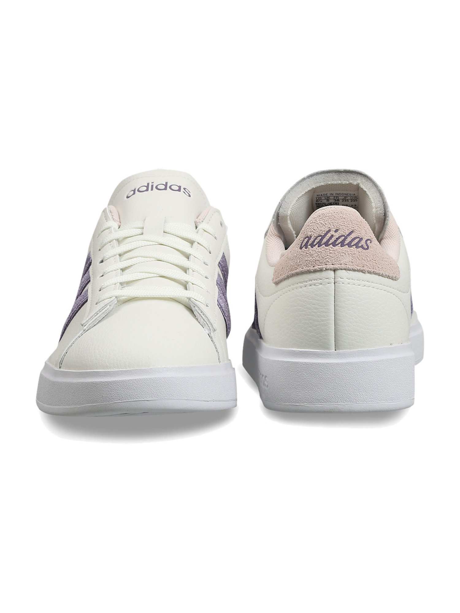 Adidas Women's GRAND COURT 2.0 Off White Tennis Shoes