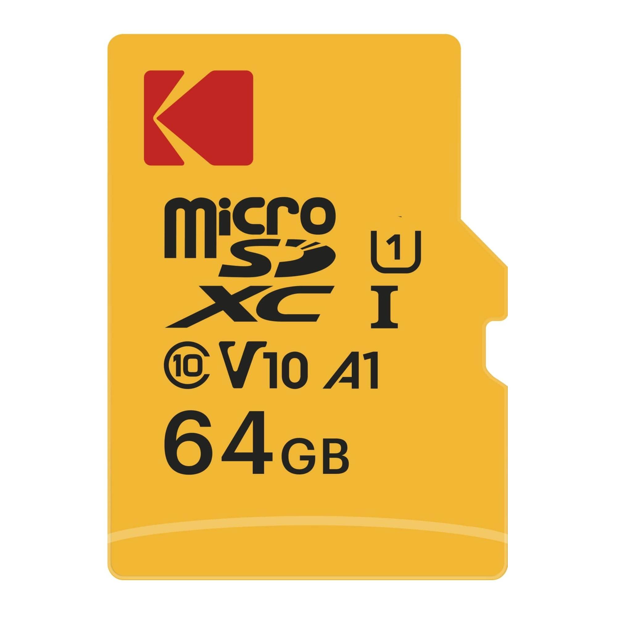 Kodak 32GB Class 10 UHS-I U1 microSDHC Card with Adapter