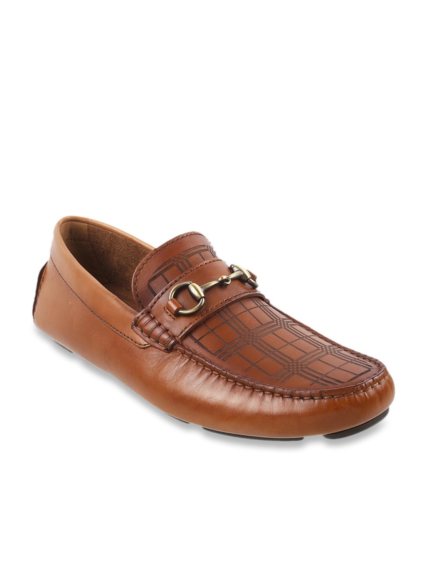 J. Fontini by Mochi Men's Tan Casual Loafers