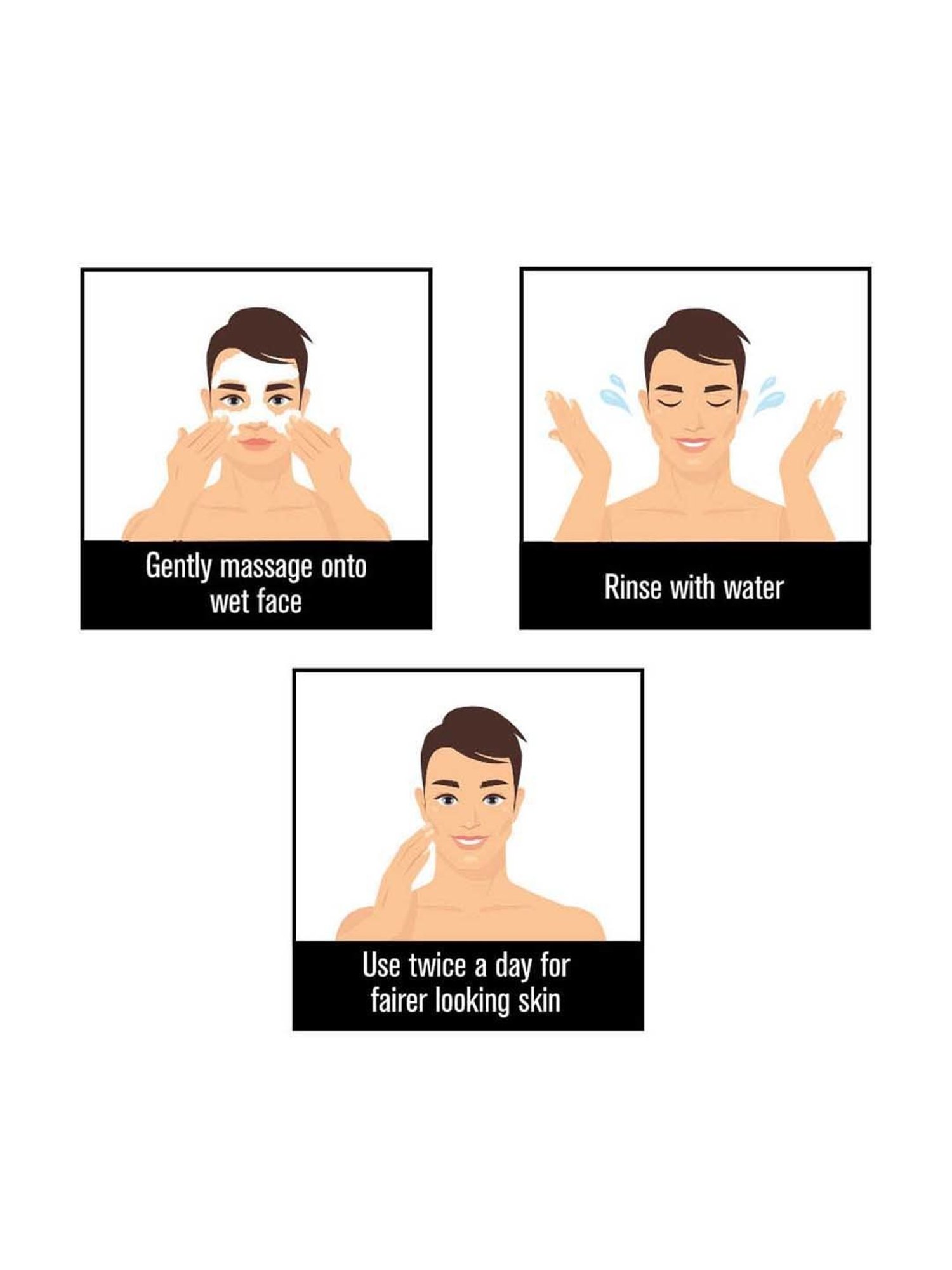 Garnier Men Tubro Bright Anti-Dark Cells Fairness Face Wash - 100 gm