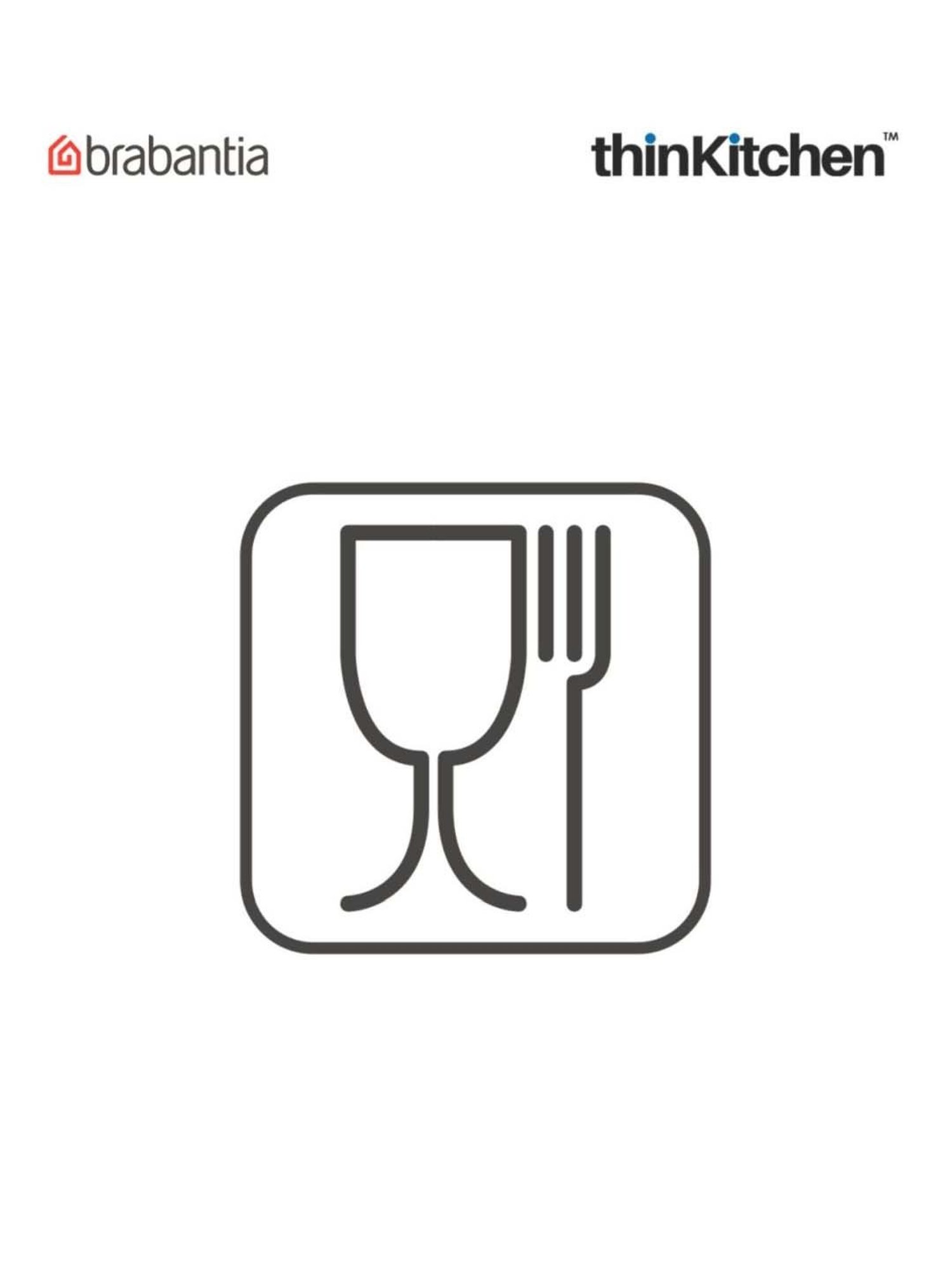 Brabantia Dark Grey Plastic Make & Take Breakfast And Lunch Box