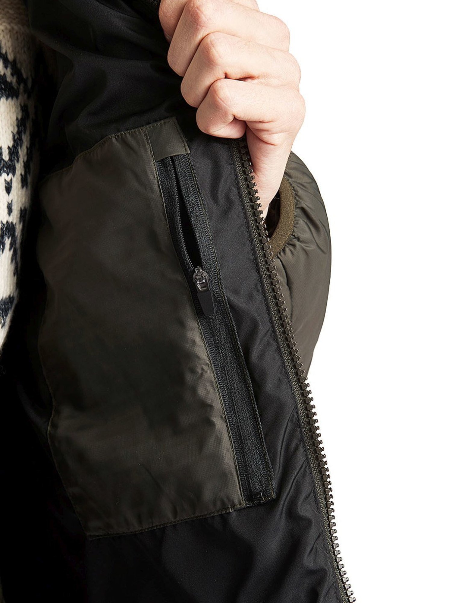 Lindbergh Green Regular Fit Quilted Puffer Jacket