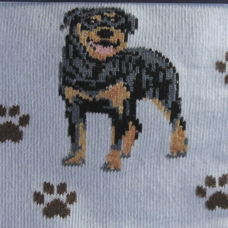 Novelty Socks 14.0" Rottweiler Happy Tail Socks Premium Quality E & S Pet  -  Socks