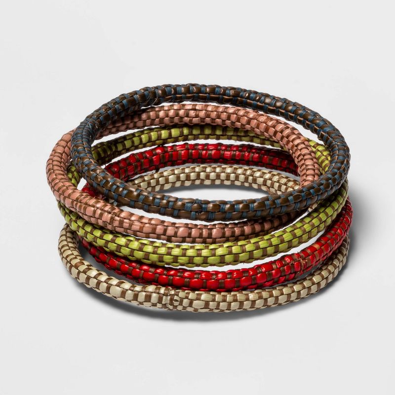 Set of 5 Cotton Jewelry Bangles - All Across Africa