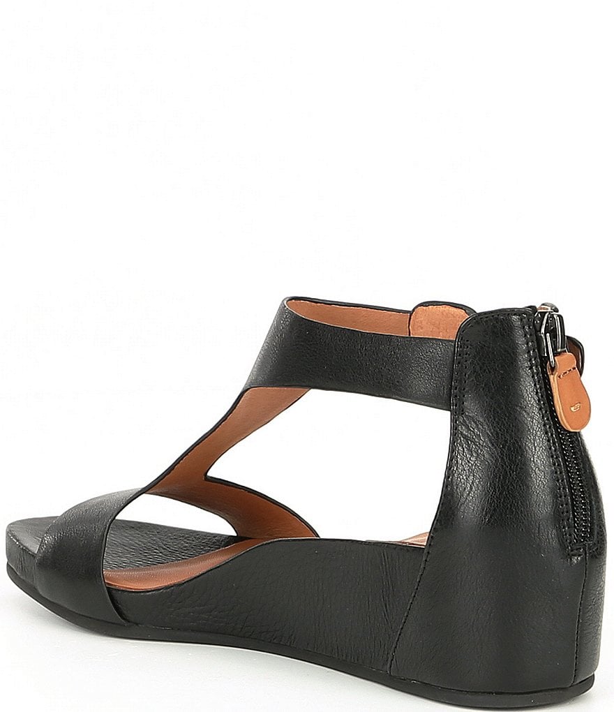 Gentle Souls Gisele Leather Wedge Sandals