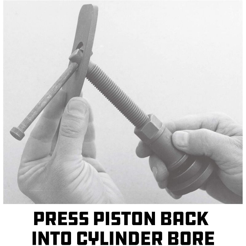 Powerbuilt 648622 Universal Master Disc Brake Tool Repair Kit with Carrying Case for Domestic and Import Vehicles