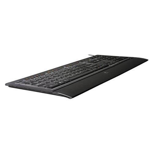 Logitech Illuminated Ultrathin Keyboard K740 with Laser-etched Backlit Keyboard and Soft-touch Palm Rest
