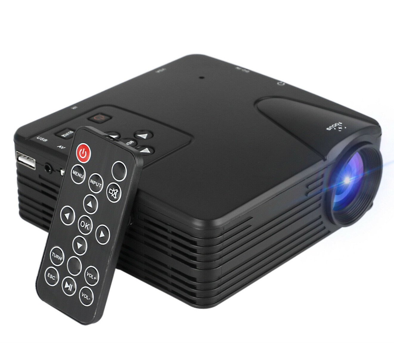 Full HD 1080p LED Portable Projector Video Movie Multimedia Home Theater Cinema