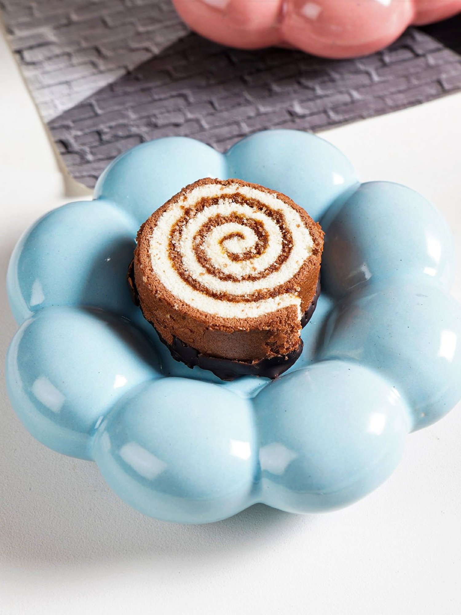 The Artment Sunflower Berry Blue Bloom Cup and Saucer Set