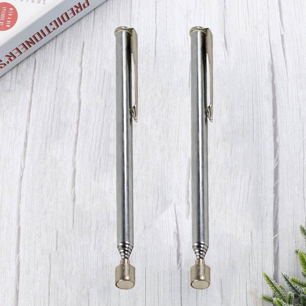 2Pcs Pick Up Tool Telescopic Magnetic Extending Magnet Portable Telescopic Magnetic Pickup Rod Tool Stick