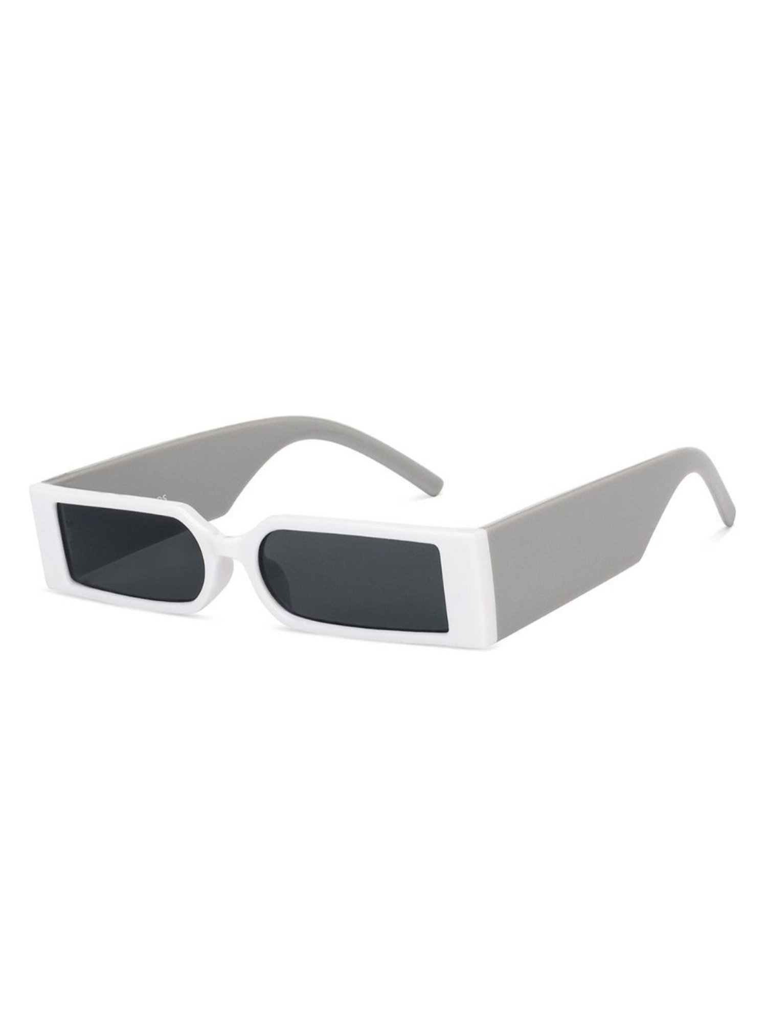 OJOS Grey Rectangular Polarised and UV Protected Lens Unisex Sunglasses